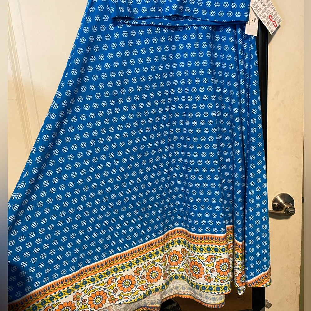 NWT Blue Patterned Women's Skirt